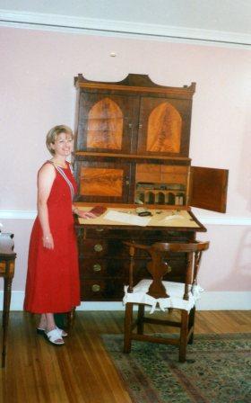 Polly Bartow SR and Maine Room Desk