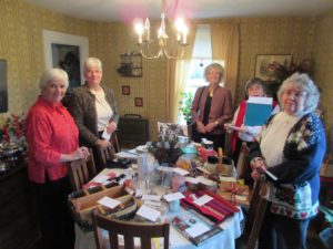 Chapter Meeting Christmas potluck and silent auction