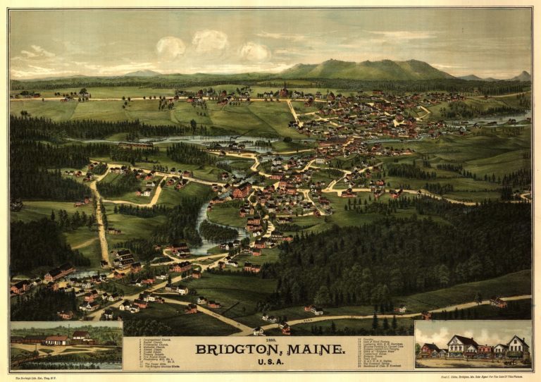 BridgtonMaineBirdsEye1888